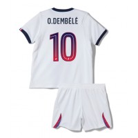 Paris Saint-Germain Ousmane Dembele #10 Vieras Peliasu Lasten 2026-27 Lyhythihainen (+ Lyhyet housut)